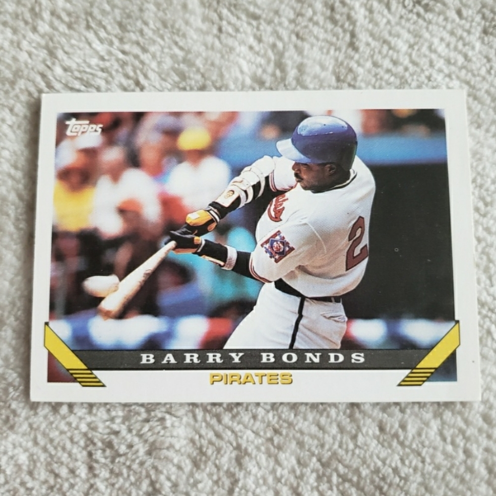 1993 Topps Barry Bonds Pittsburgh Pirates #2 Card